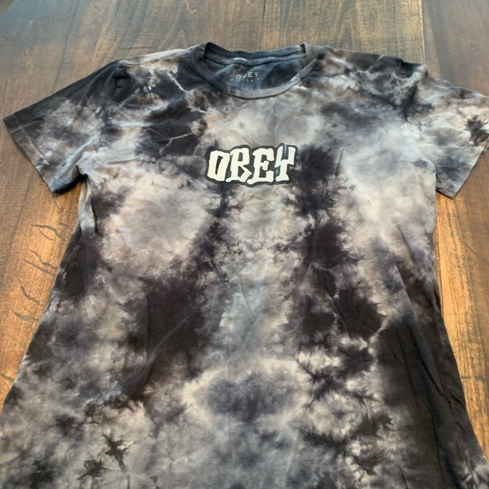 Obey skater tie dye tye